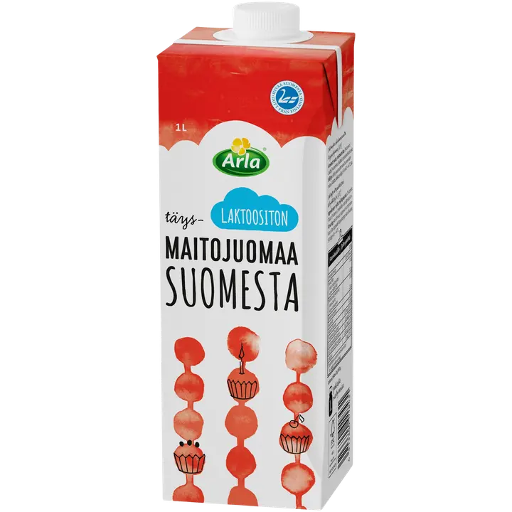 Arla Täysmaitojuoma 1 L UHT laktoositon