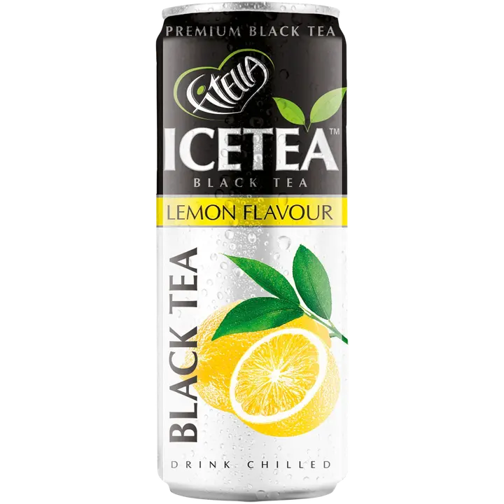 Fitella IceTea Black Tea Lemon Flavour 250ml sitruunanmakuinen jäätee