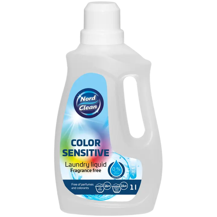 Pesugeel color sensitive lõhnavaba 1l