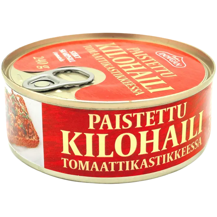 Dovgan Paistettu kilohaili tomaattikastikkeessa 240g