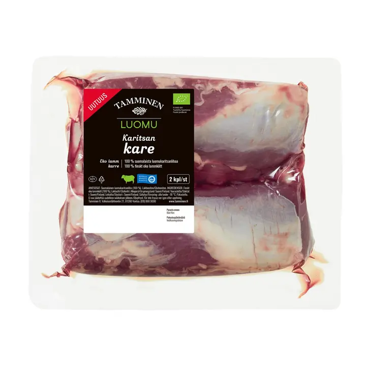 Tamminen luomukaritsan kare n700g