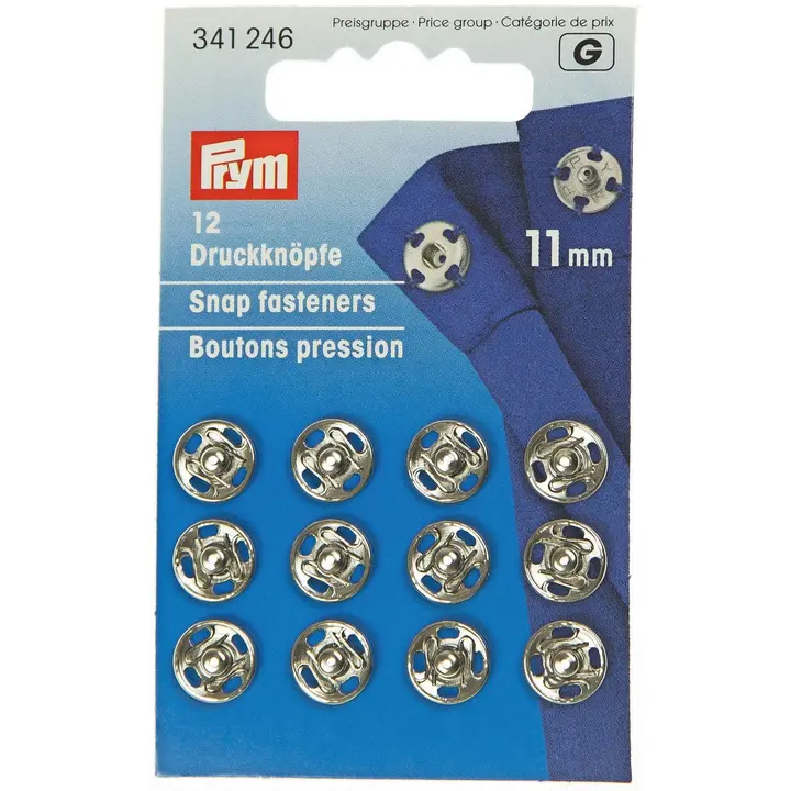 Prym ommeltavat nepparit niklattu 11mm