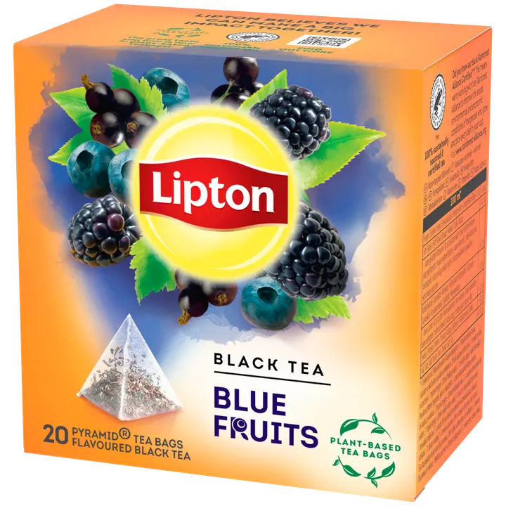 Lipton must tee siniste marjadega 20pk
