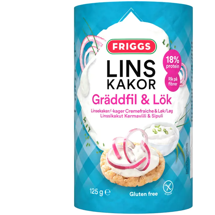 Friggs Gluteeniton Kermaviili & sipuli Linssikakku 125g