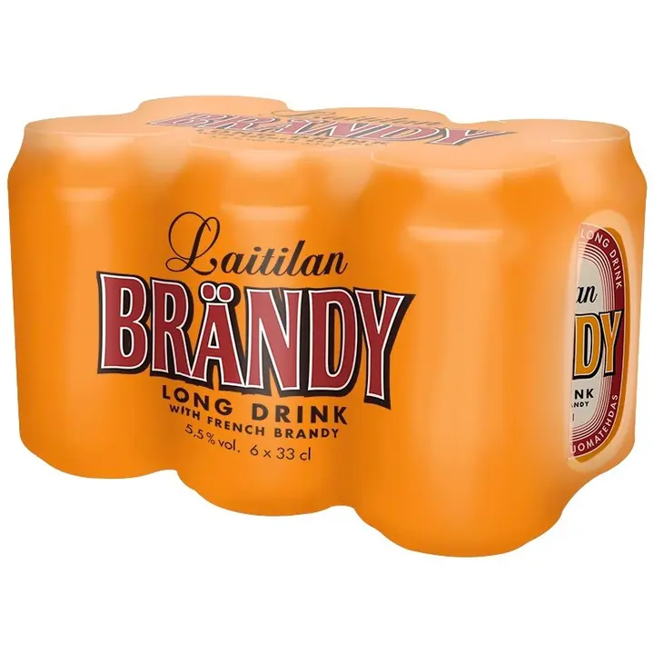 6 x Laitilan Brändy 5,5% 0,33L long drink with French brandy