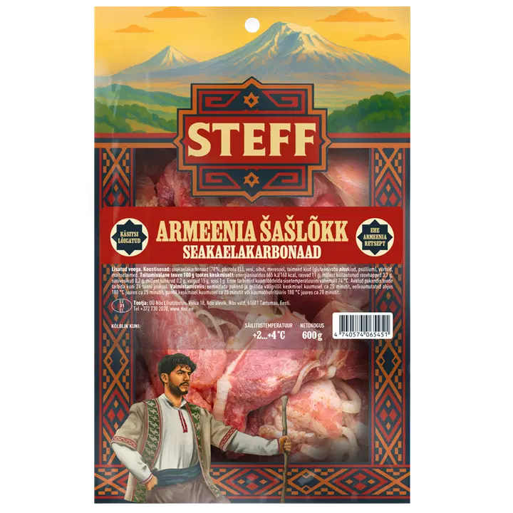 Steff Armeenia šašlõkk seakaelakarbonaadist 600g