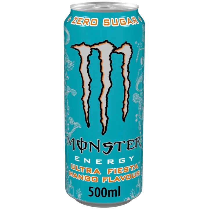 Monster Energy Ultra Fiesta sokeriton energiajuoma tölkki 50cl