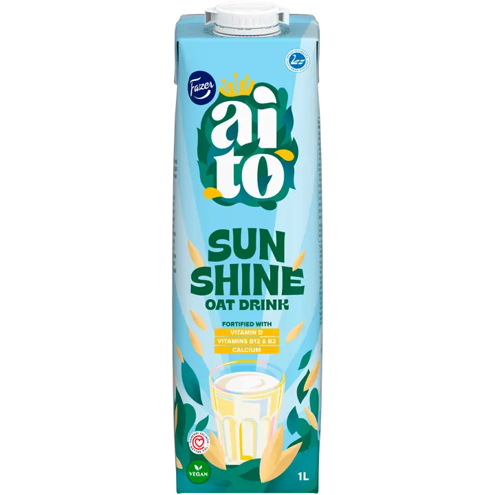 Fazer Aito Sunshine Kaurajuoma 1L UHT