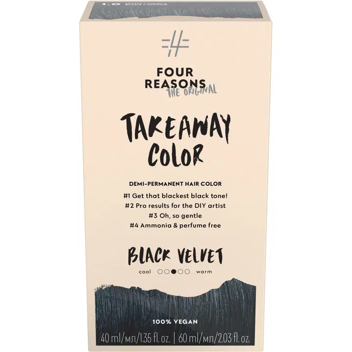 Four Reasons Original Takeaway Color 1.0 Black Velvet kestosävyte
