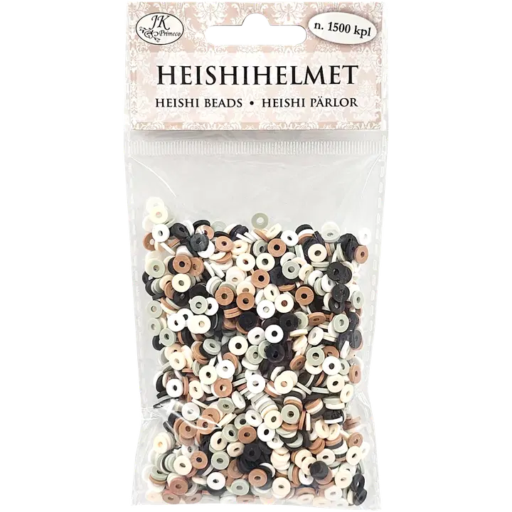 J.K. Primeco heishihelmet natur 1500kpl