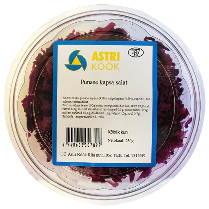 Astri Köök Punase Kapsa Salat 250G