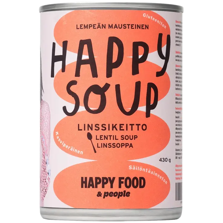 happyfood&people Happy Soup Linssikeitto 430g
