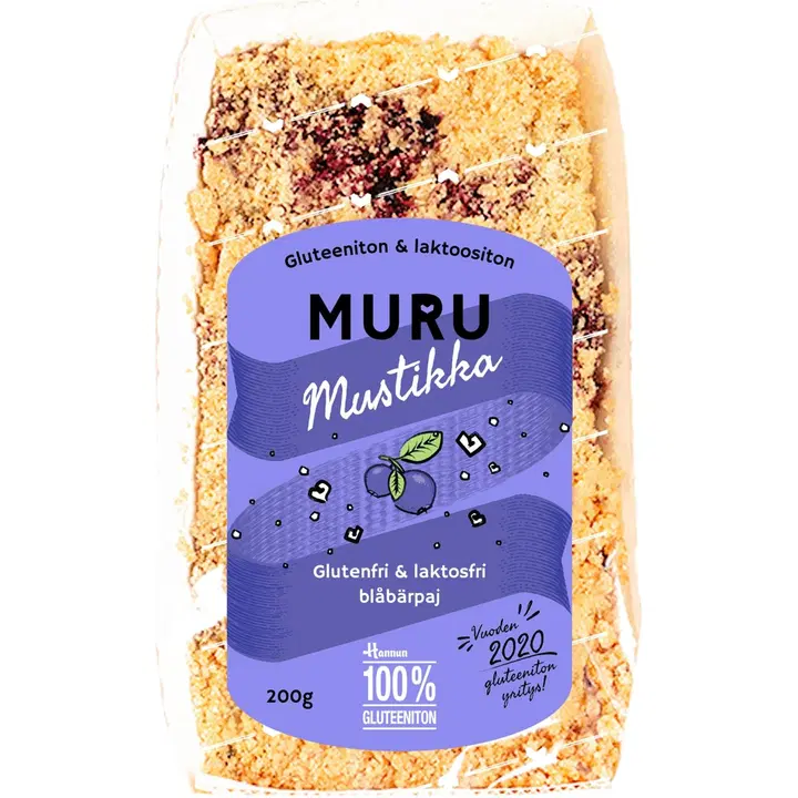Pirjon Pakari Hannun 100 % Muropiiras mustikka 200 g