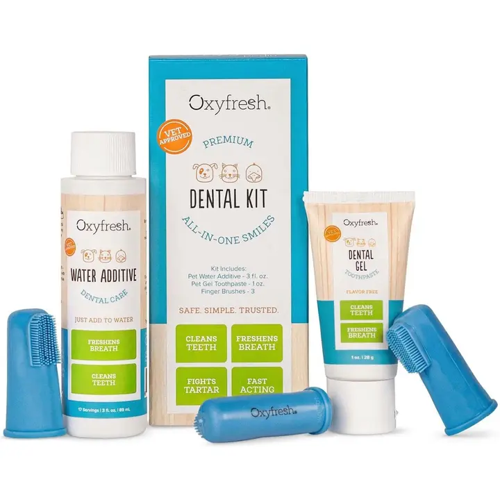 Oxyfresh hampaidenhoitopakkaus koirille ja kissoille 110 g