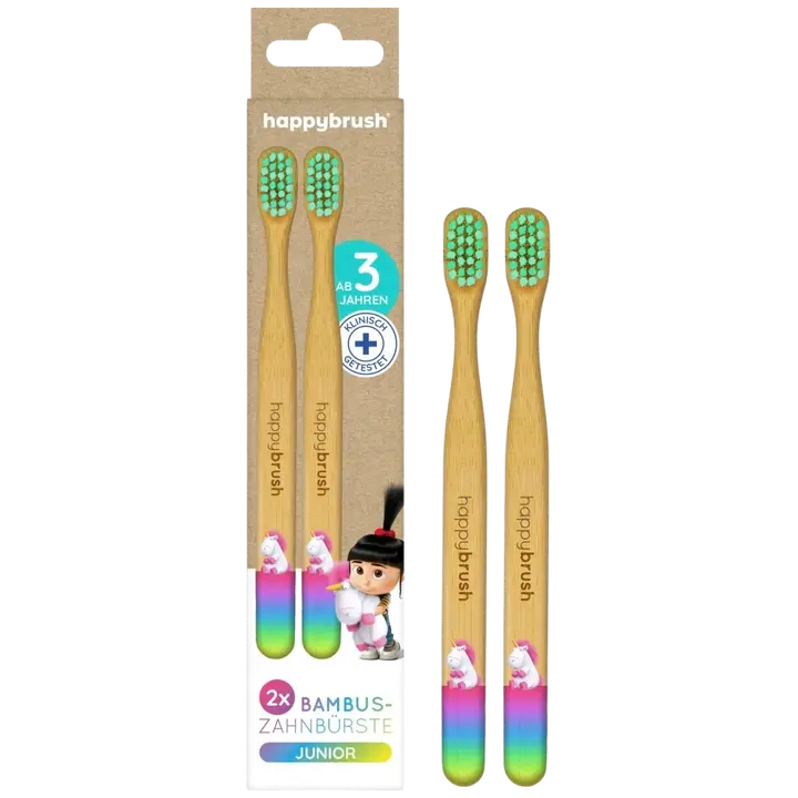 Happybrush bamboo unicorn hambahari 2tk