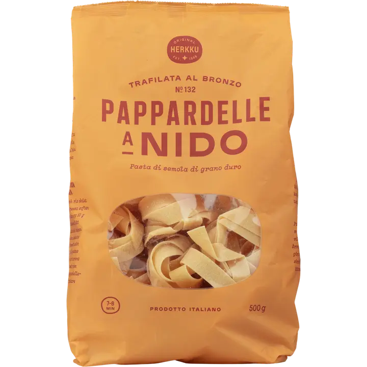 Herkku Pappardelle a Nido durumpasta 500 g