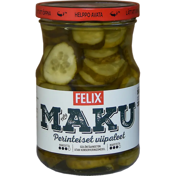 Felix Maku viipaloituja kurkkuja mausteliemessä 560/300g