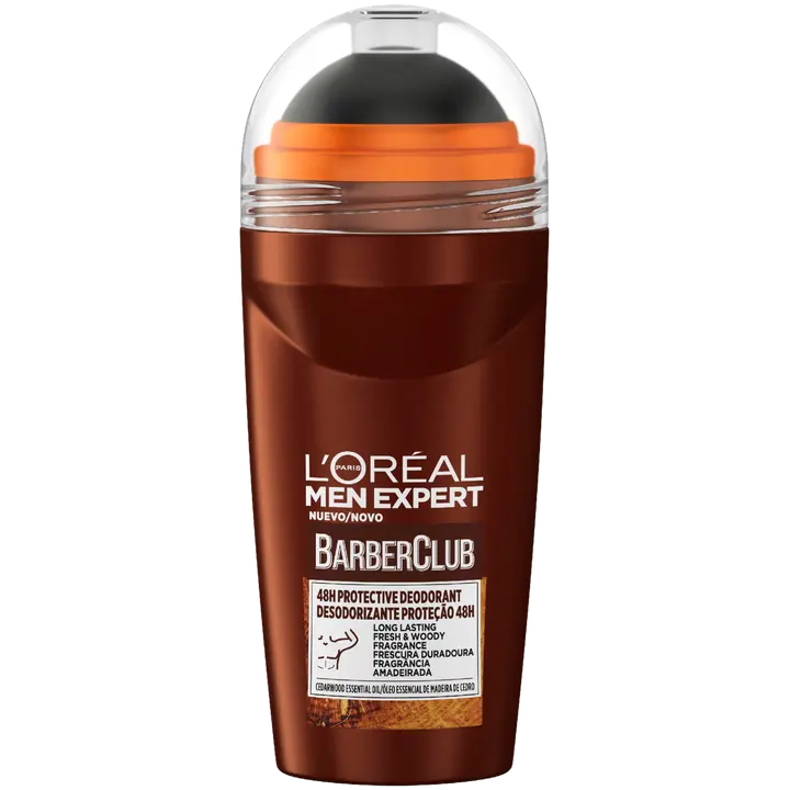 L'Oréal Paris Barber Club 48H Protective Deodorant Roll-On 50ml 0 normaalille iholle ml