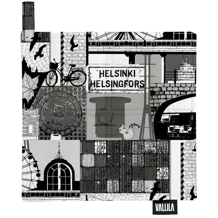 Vallila patalappu Helsinki 2 kpl 20x20 cm grey