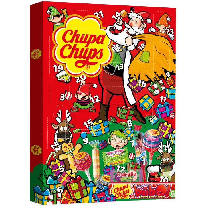Chupa Chups makeislajitelma Joulukalenteri 210,6g