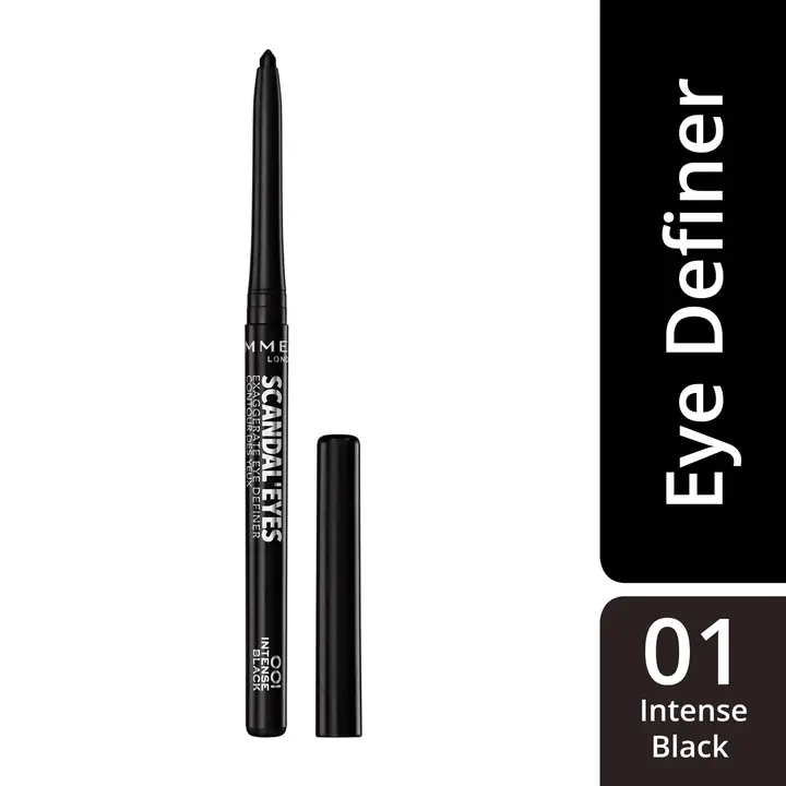 Rimmel London Scandal'eyes Eye Definer 0,35 g, 001 Intense Black silmänrajauskynä