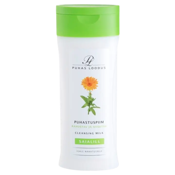 Puhas Loodus näopuhastuspiim saialill 200ml