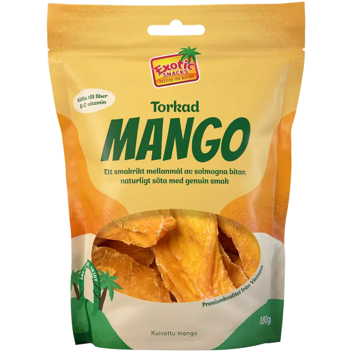 Exotic Snacks Kuivattu Mango 180g