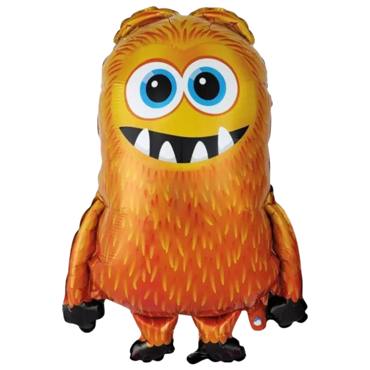 Monsteri oranssi muotofoliopallo