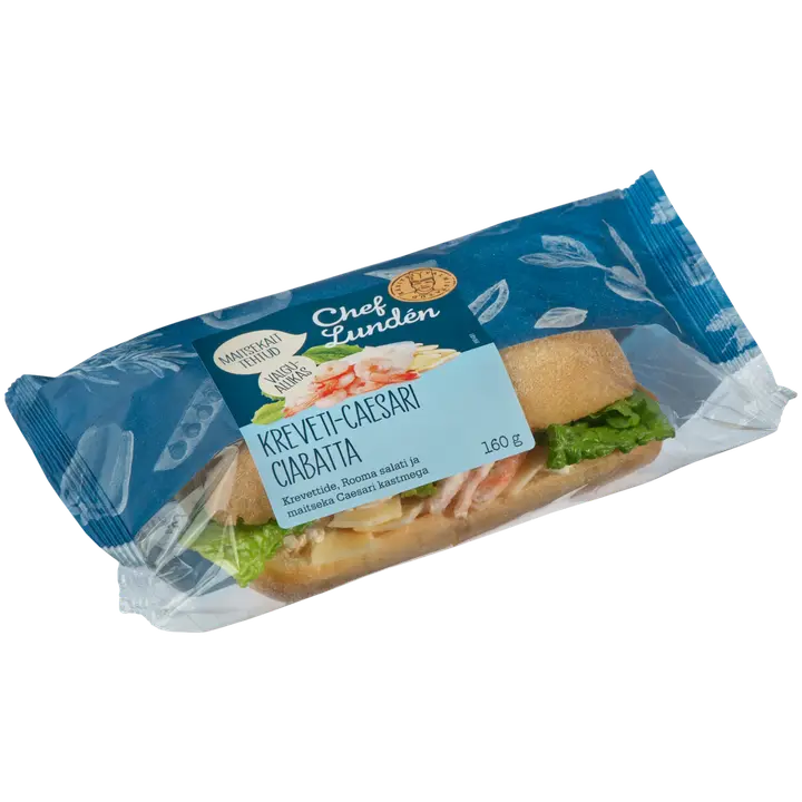 Chef Lunden Kreveti-Caesari Ciabatta 160 G