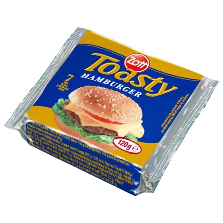 Zott toasty hamburger sulatud juust 120 g
