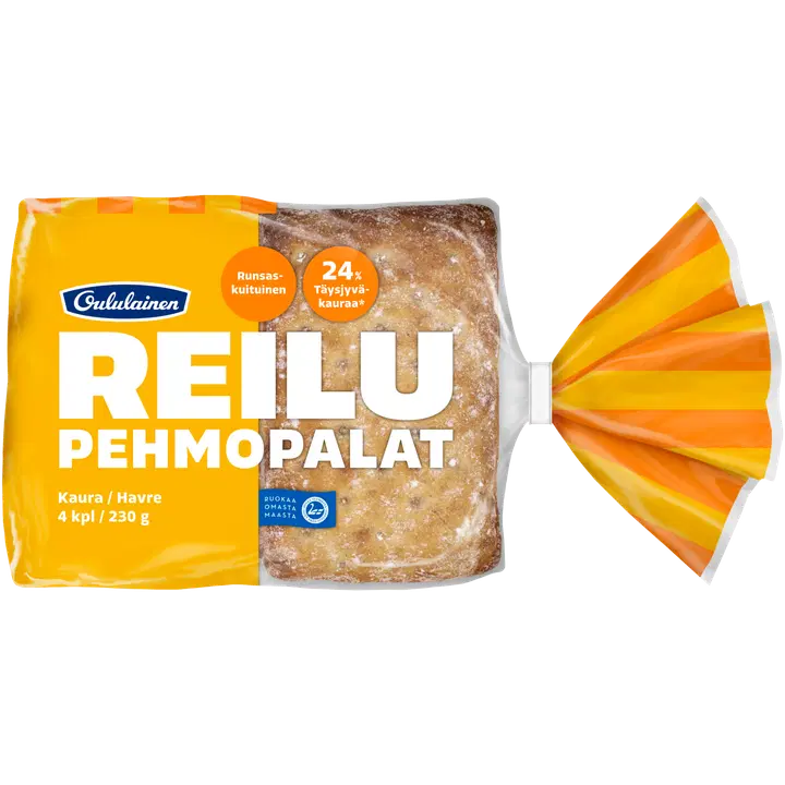 Oululainen Reilu Pehmopalat Kaura 4kpl 230g