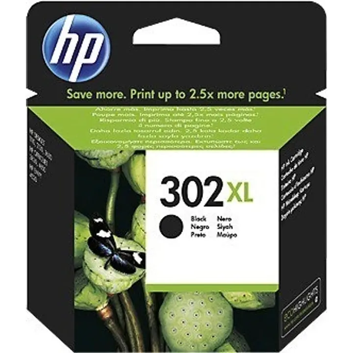 HP 302XL mustepatruuna musta