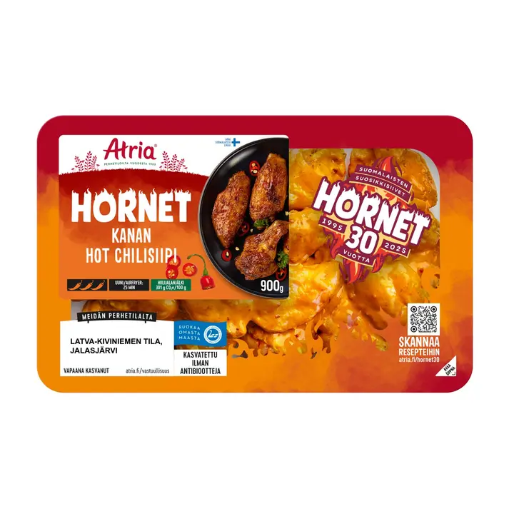 Atria Kanan Hornet Hot Chili Siipi 900g