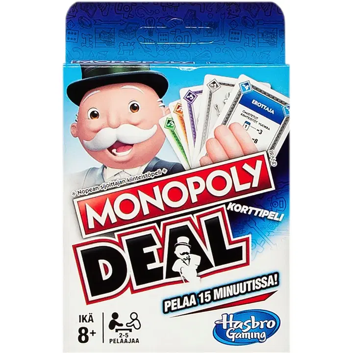 Hasbro Gaming Monopoly Deal korttipeli FI