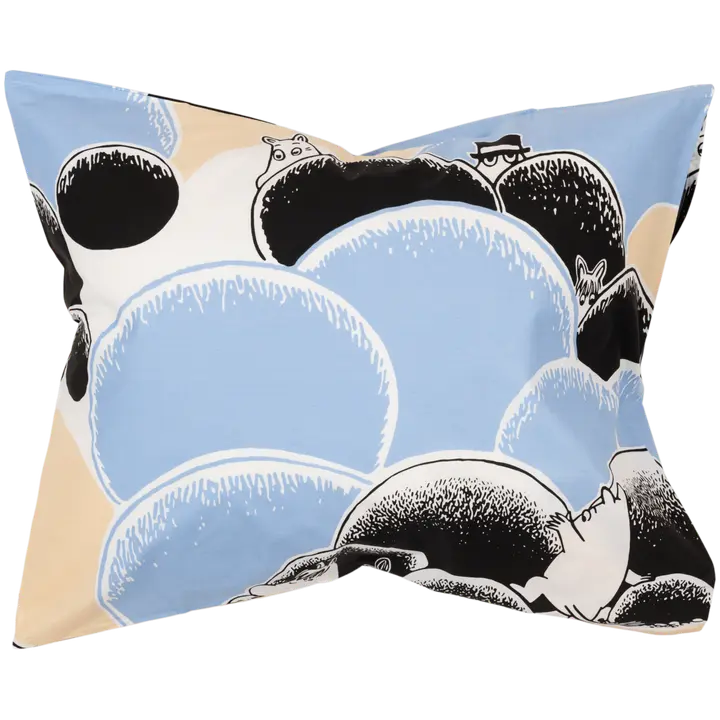 Moomin Arabia  Muumi tyynyliina 50x60cm Kiviä GOTS