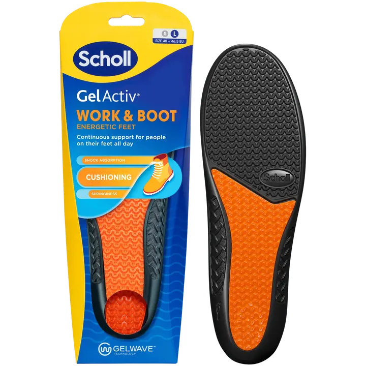 Scholl GelActiv Work & Boot pohjallinen Large