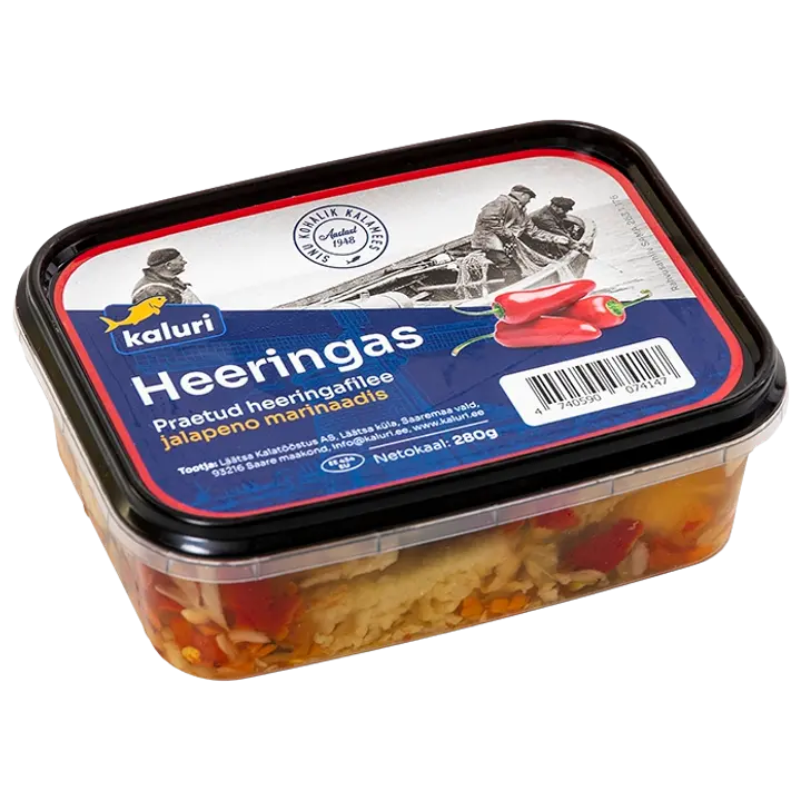 Praetud heeringas jalapeno marinaadis 280 g