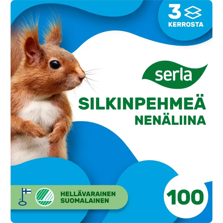 Serla Silkinpehmeä nenäliina 100kpl