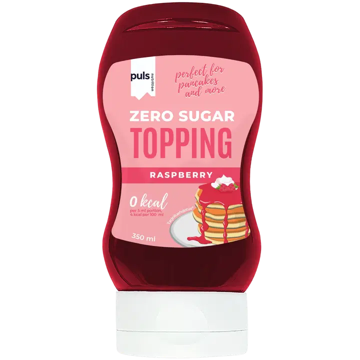 PULS Nutrition Zero sugar vadelmakastike 350ml