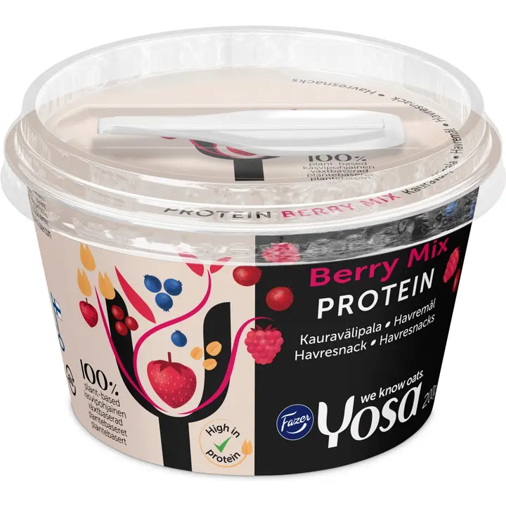 Fazer Yosa Protein Marjamix kauravälipala 200 g