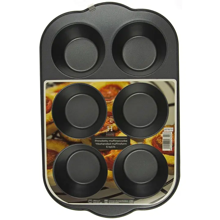 House muffinssivuoka jumbo 6 muffinsille