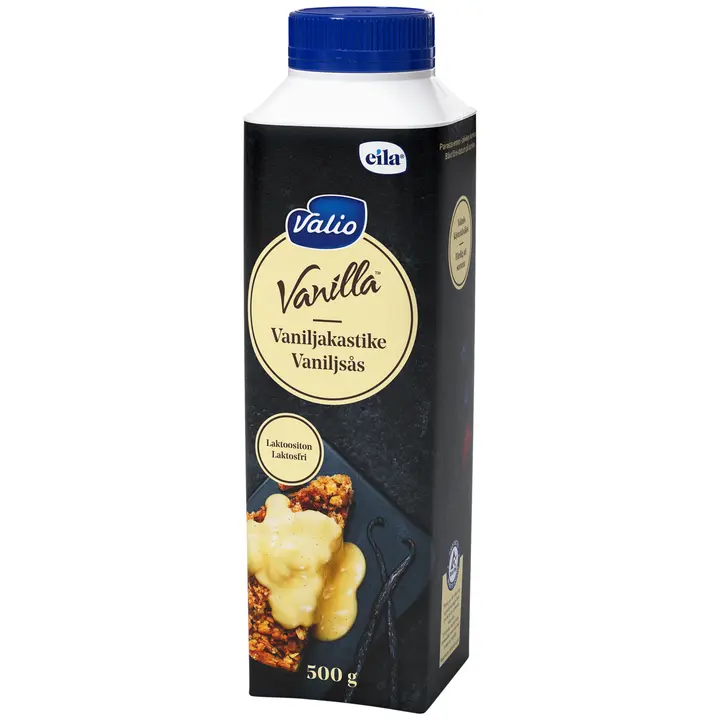 Valio Vanilla™ vaniljakastike 500 g laktoositon