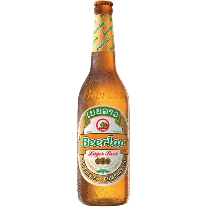 Beerlao lager 5 % lasipullo 0,33 L olut