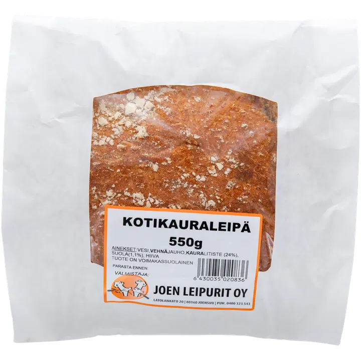 Joen Leipurit kotikauraleipä kok 550 g