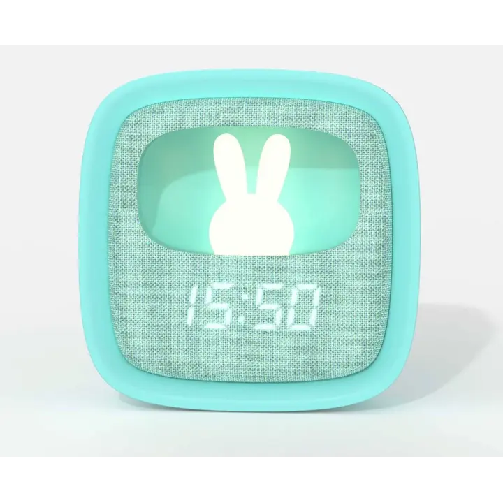 Äratuskell öövalgusega Billy türkiis