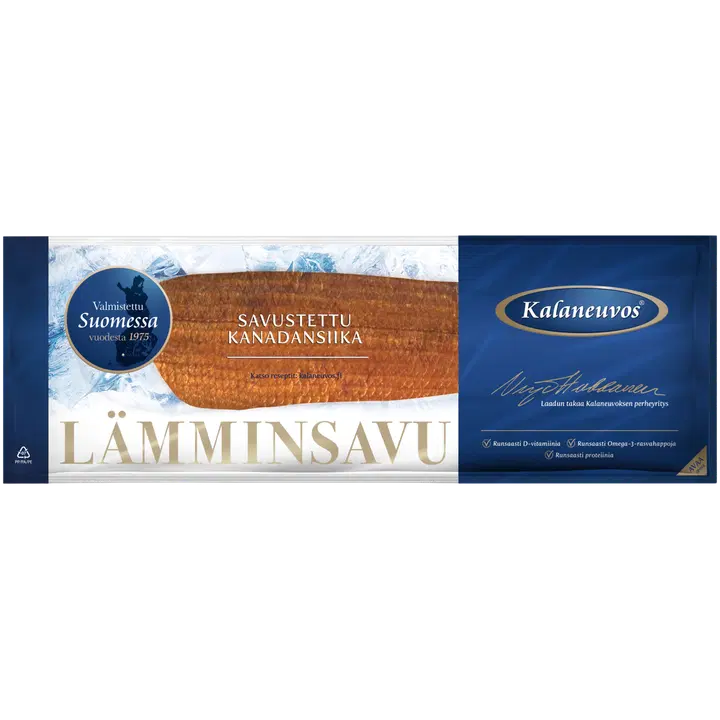 Kalaneuvos Savustettu kokonainen kanadansiika n.800g