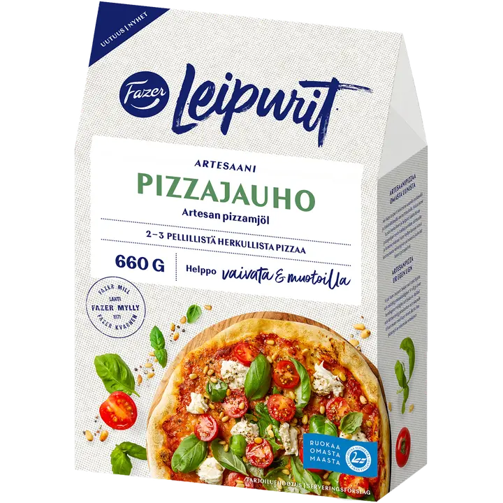 Fazer Leipurit Vaivaton pizzajauho 660 g