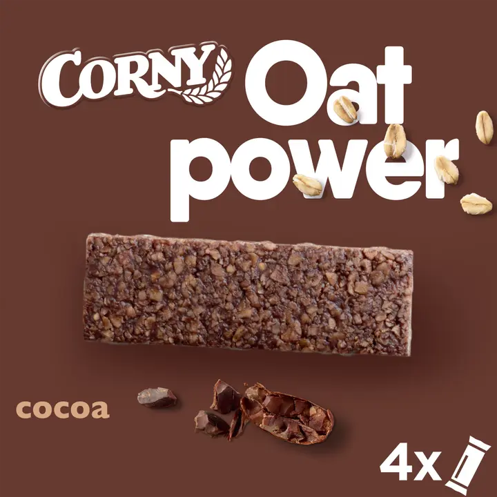 Corny Oatpower Cocoa Oat välipalapatukka 4x35g