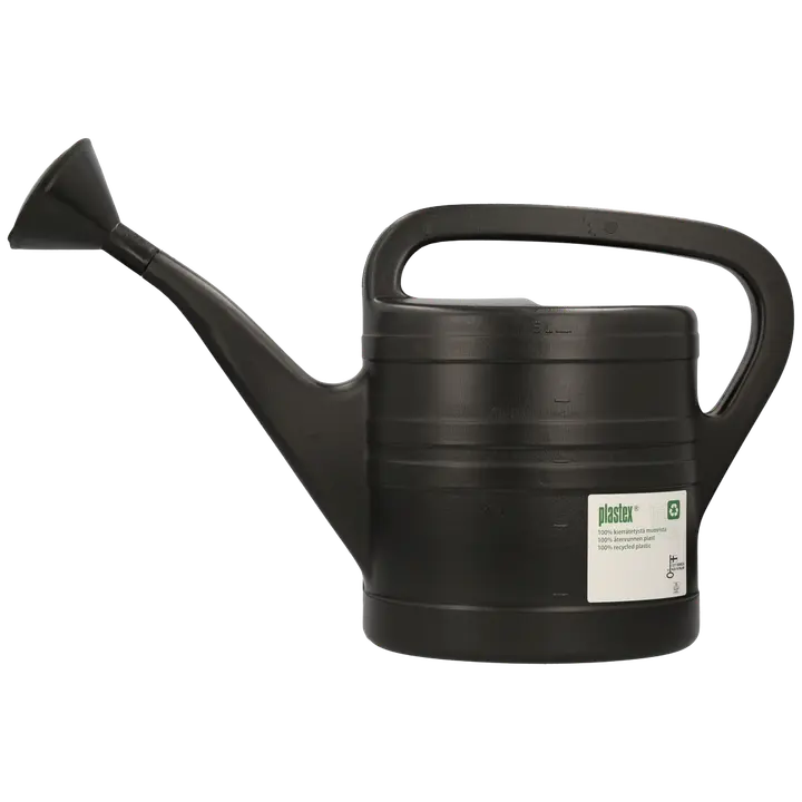 Plastex puutarhakannu 5 L musta EKO
