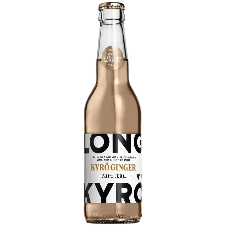 Kyrö Distillery Company long drink ginger, 330 ml, 5,0 % alc. vol. pullo
